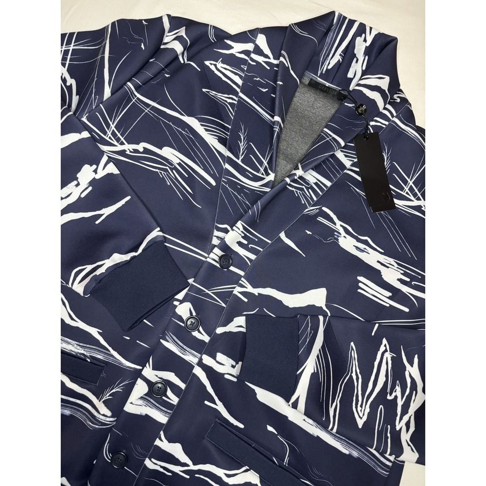 Greyson Lake Como Chene Shall Cardigan Men's Size XL Blue NWT Golf